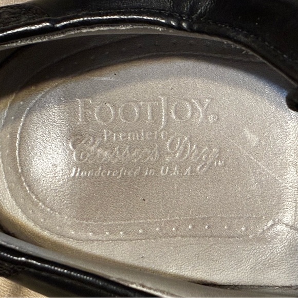 Footjoy Classics Black Leather Spikeless Golf Shoes Mens 12.5 D Style 51464 USA - Picture 5 of 6